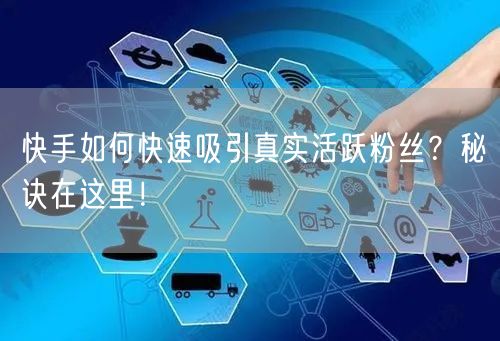 快手如何快速吸引真实活跃粉丝？秘诀在这里！